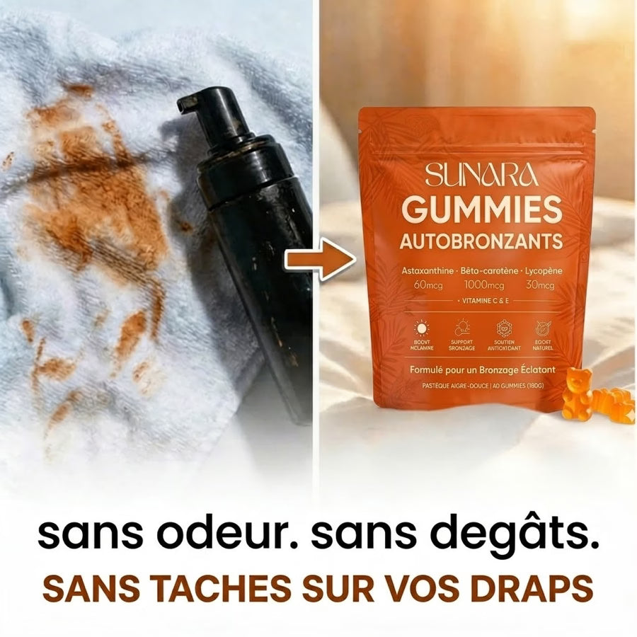 Gummies autobronzants Sunara - complément pour glow naturel