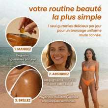Gummies autobronzants Sunara - présentation de la formule