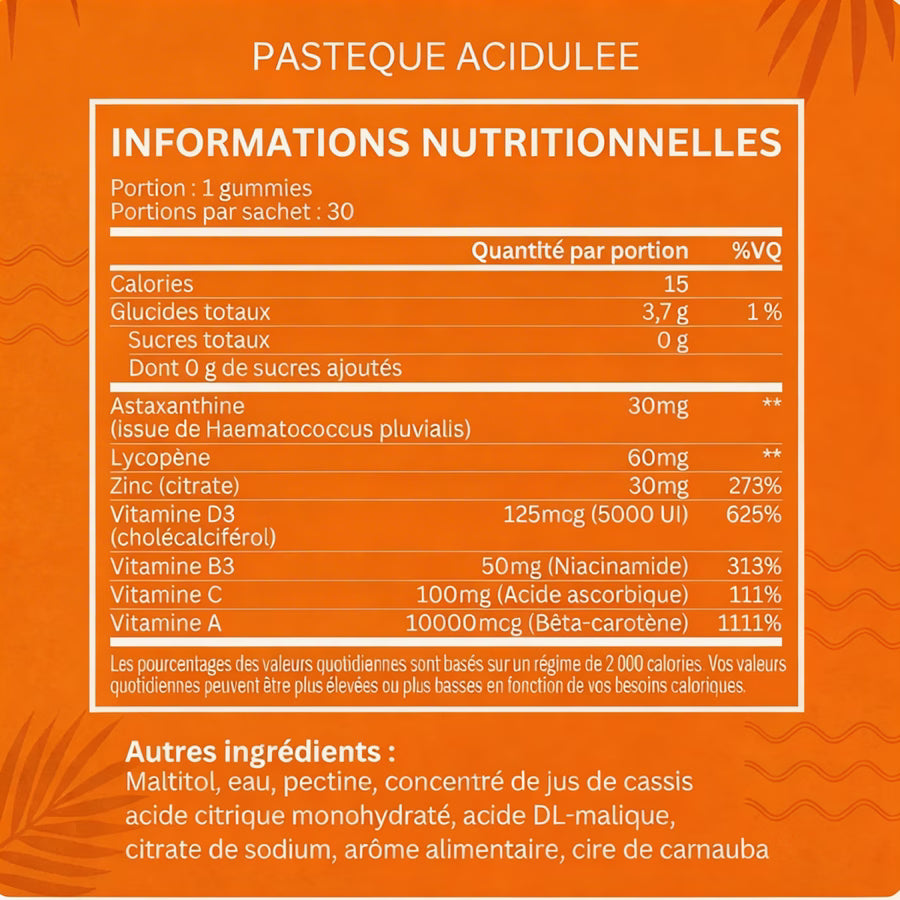 Gummies autobronzants Sunara - routine sans soleil