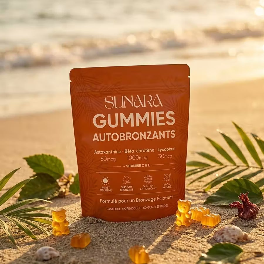 Gummies autobronzants Sunara - pot produit